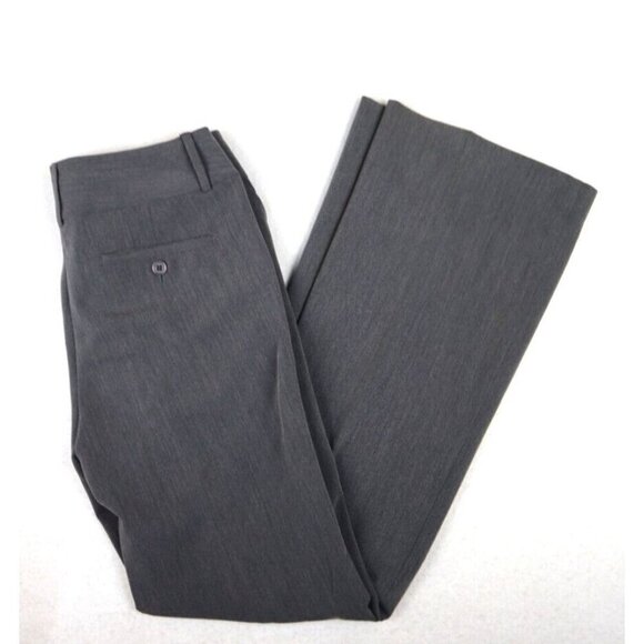 AXCESS LIZ CLAIBORNE - WOMEN'S GRAY FLAT FRONT TROUSER DRESS PANTS - SIZE 4 - Picture 1 of 10